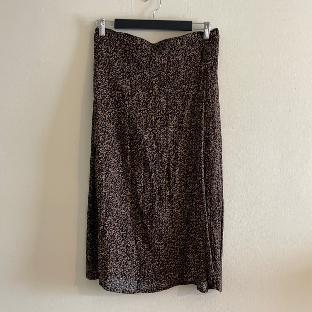 AE Patterned Midi Skirt